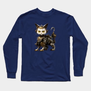 Steampunk Cat Long Sleeve T-Shirt